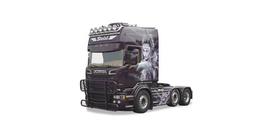 Scania R TL curtain canvas semitrailer